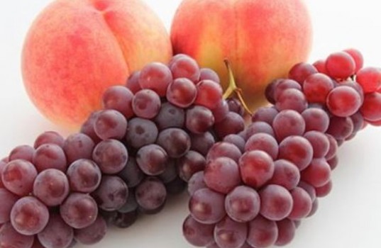 grapes-peaches